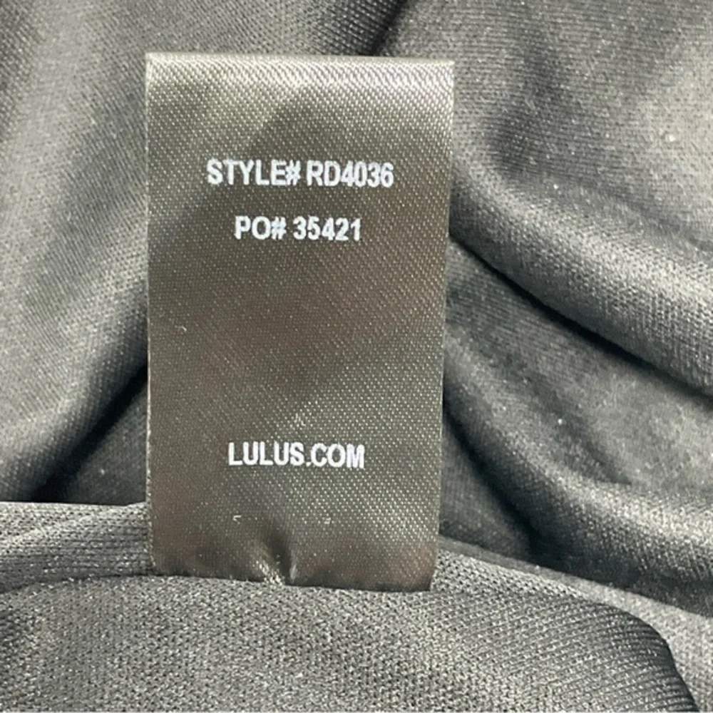 Lulus Black Long‎ Sleeve Dress Size Medium I2 - Picture 7 of 9